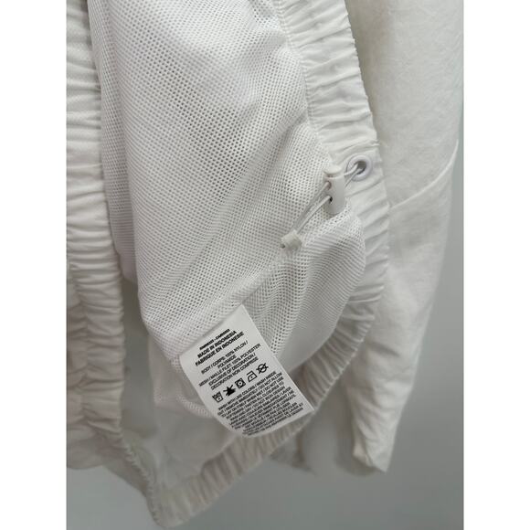 Nike White ESS Woven Jacket Full Zip Activewear Lightweight Womens Large NWT - Picture 8 of 10